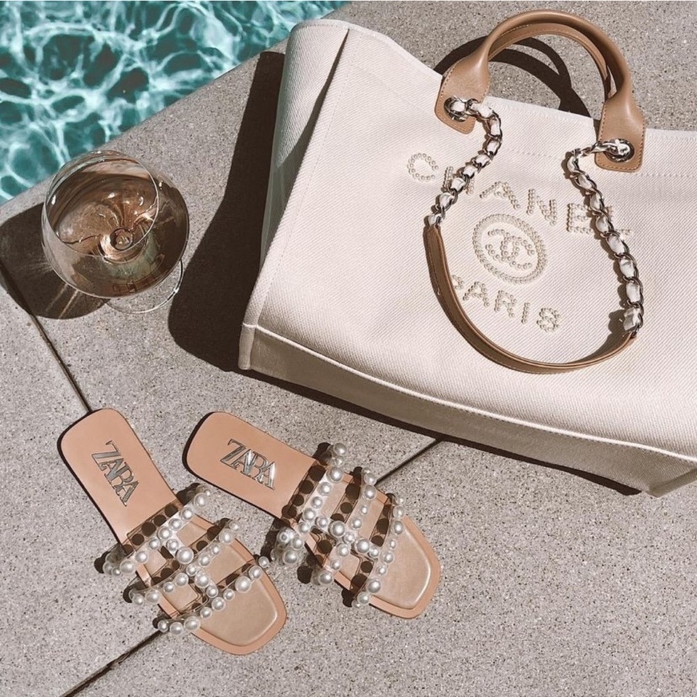 ZARA Pearl Sandals